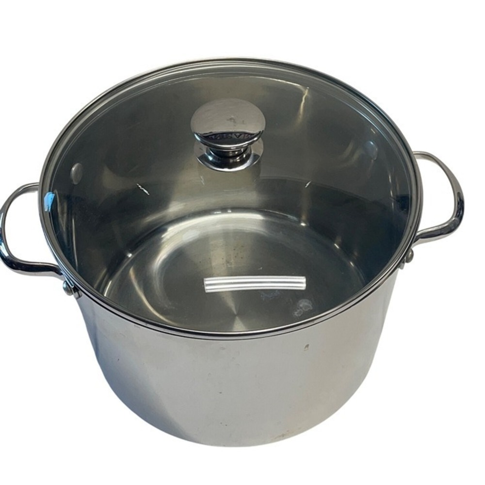 Wolfgang Puck Bistro Elite Cookware‎ 10 QT 18-10 Stainless Steel Stock Pot & Lid - Picture 2 of 4